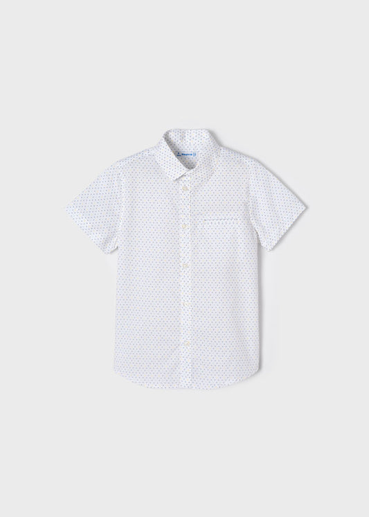 Camisa blanca manga corta ECOFRIENDS mini niño