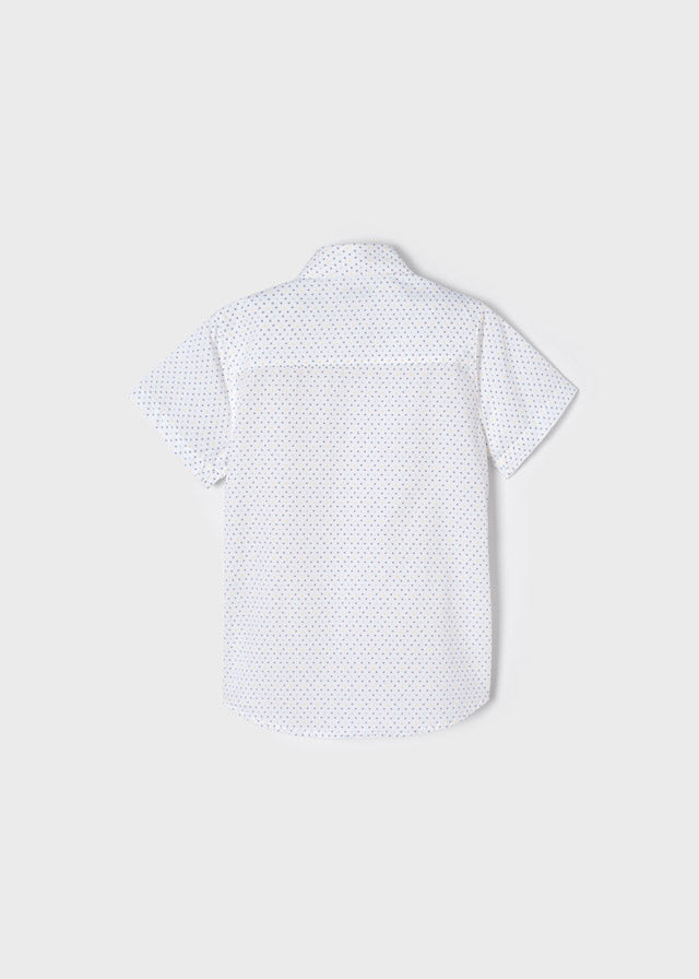 Camisa blanca manga corta ECOFRIENDS mini niño