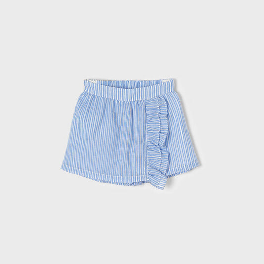 Falda short rayas mini niña