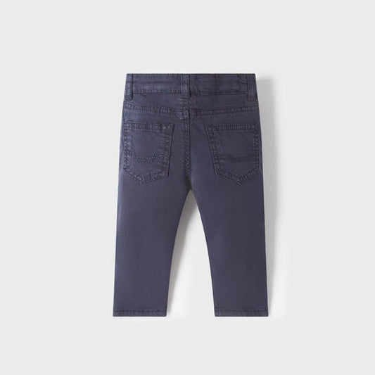 Pantalón azul marino slim para bebé niño