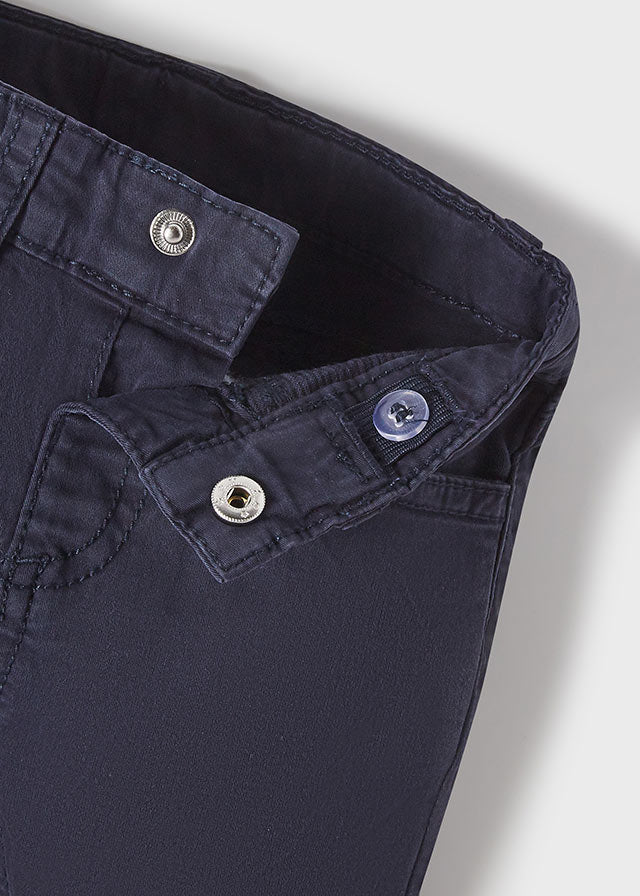 Pantalón azul marino slim para bebé niño