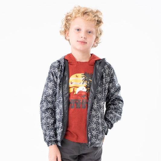 Impermeable reversible palmeras niño jr
