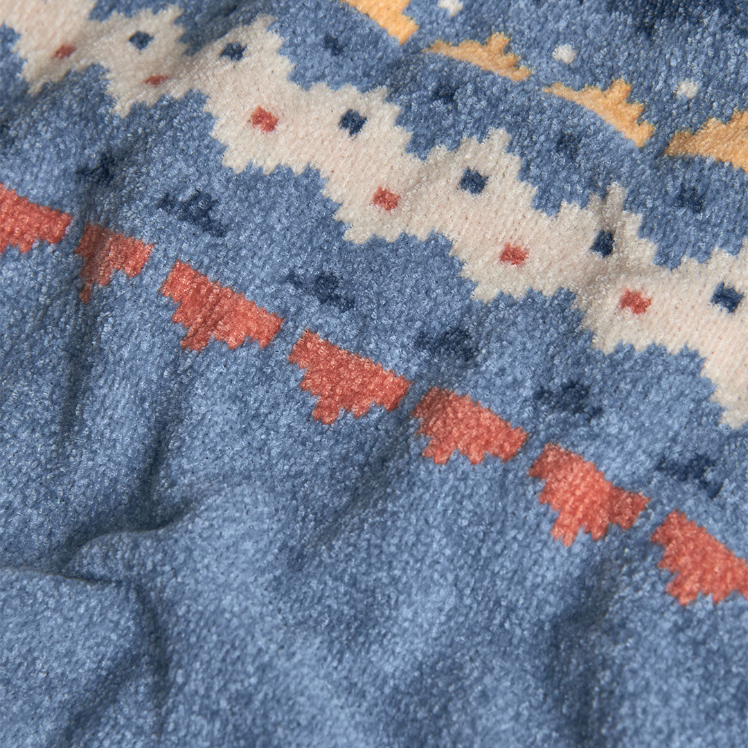 Mameluco tricot azul recién nacido