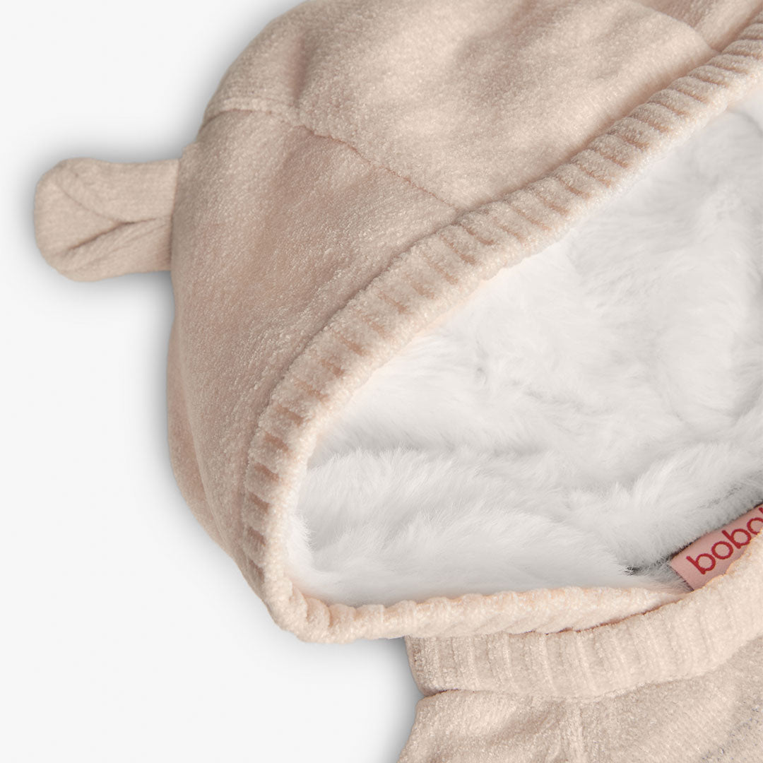 Chamarra tejida con borrega recién nacido