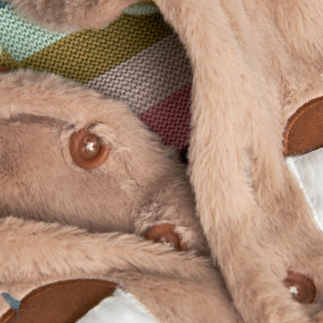 Chamarra tejida reversible bebé niña