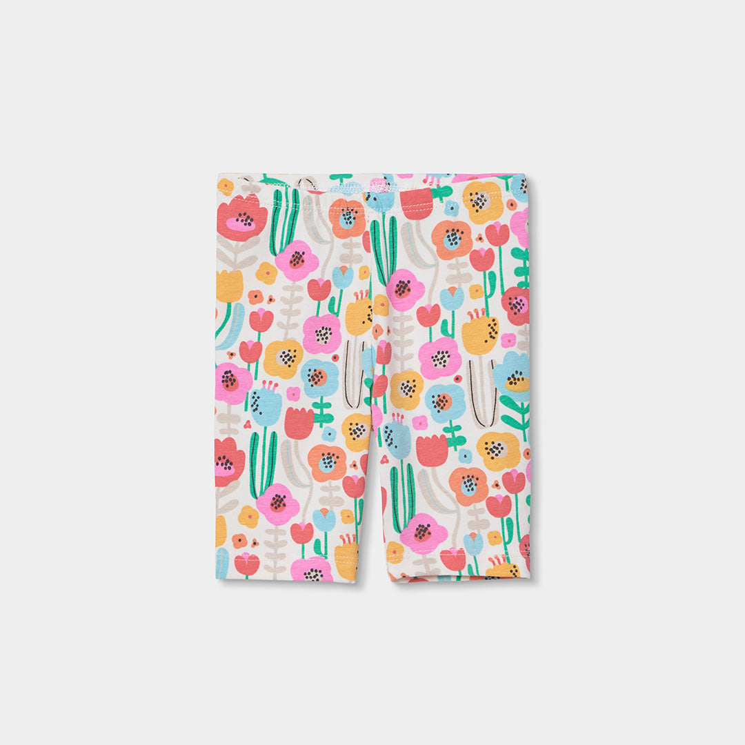 Conjunto flores colores bebé niña