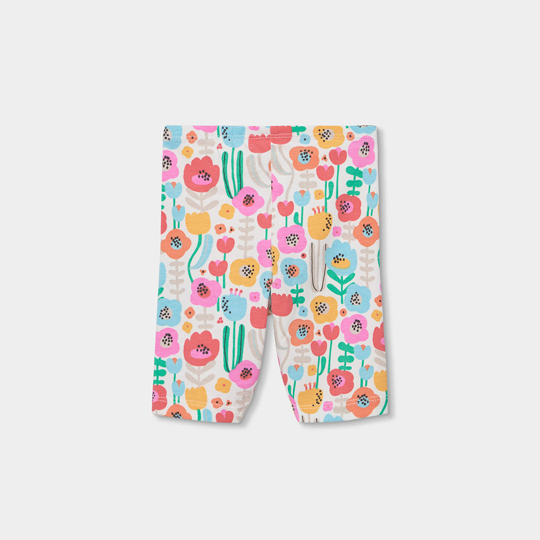 Conjunto flores colores bebé niña