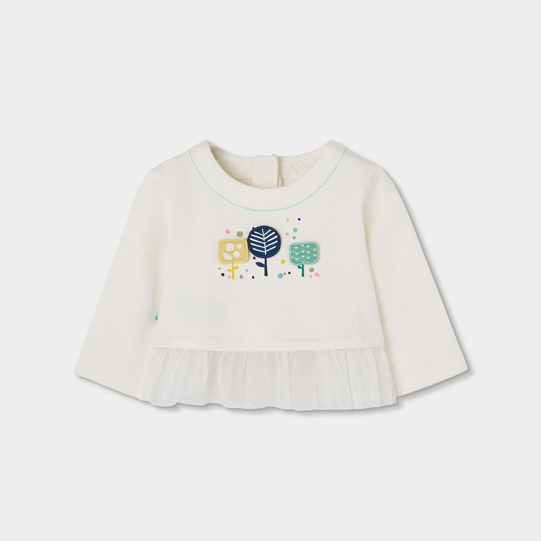 Conjunto blanco para bebé niña