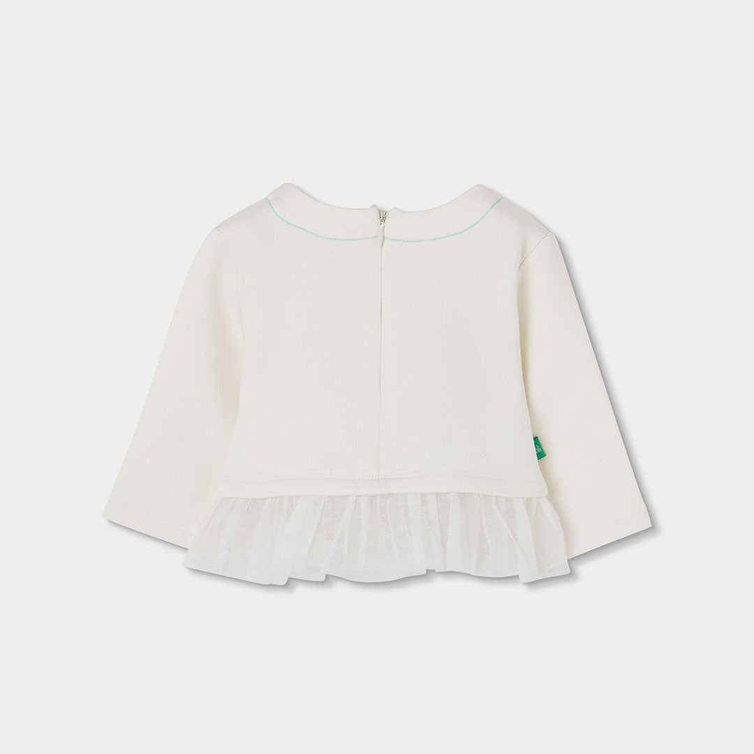 Conjunto blanco para bebé niña