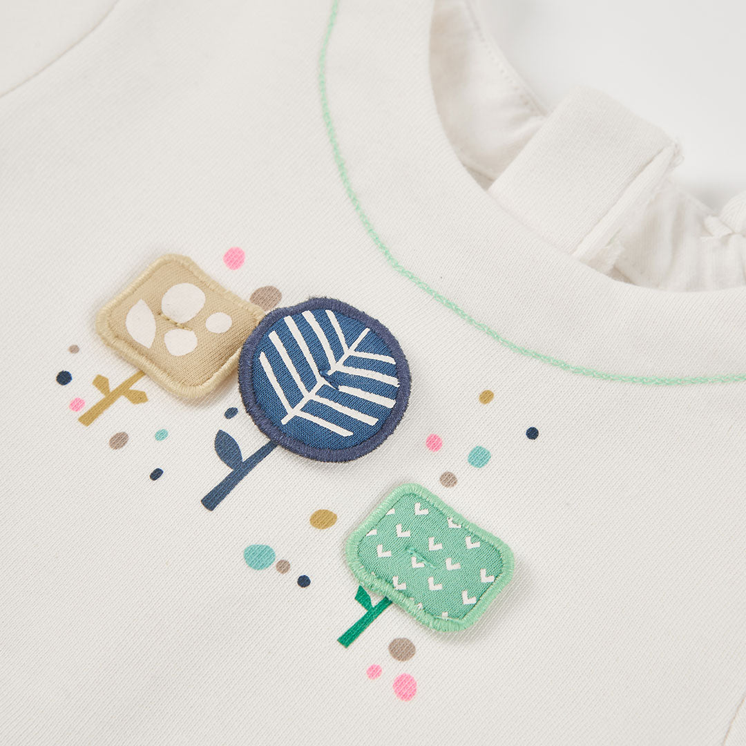Conjunto blanco para bebé niña