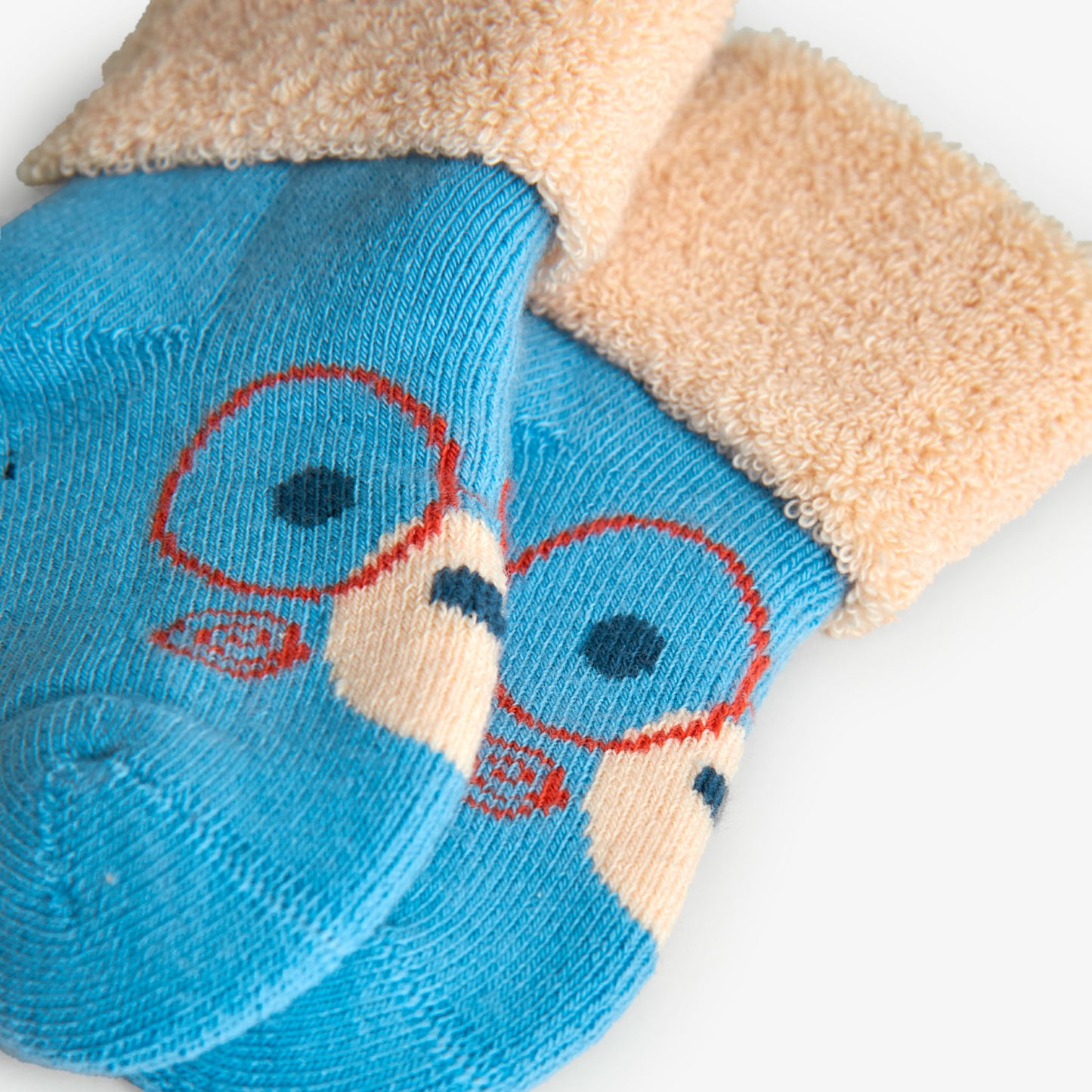 Pack calcetines beige para bebé niño