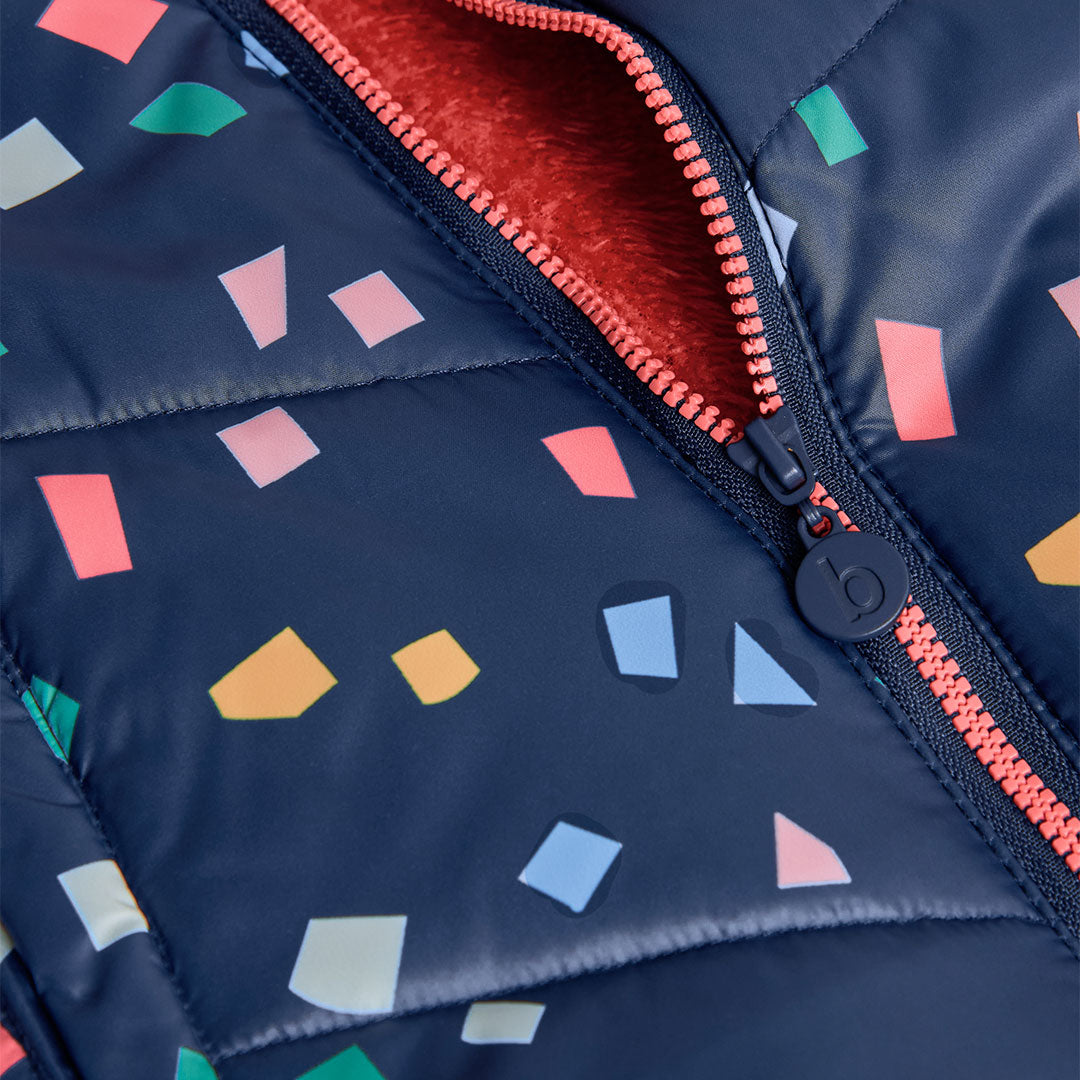 Chamarra acolchada azul marino mini niña