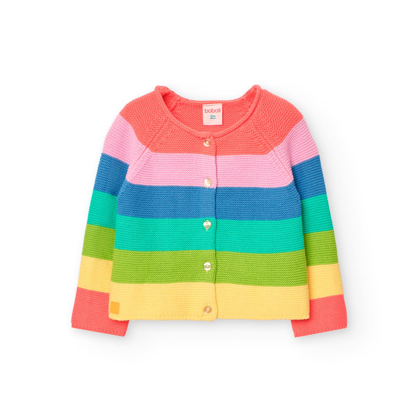 Suéter arcoiris para bebé niña y mini niña