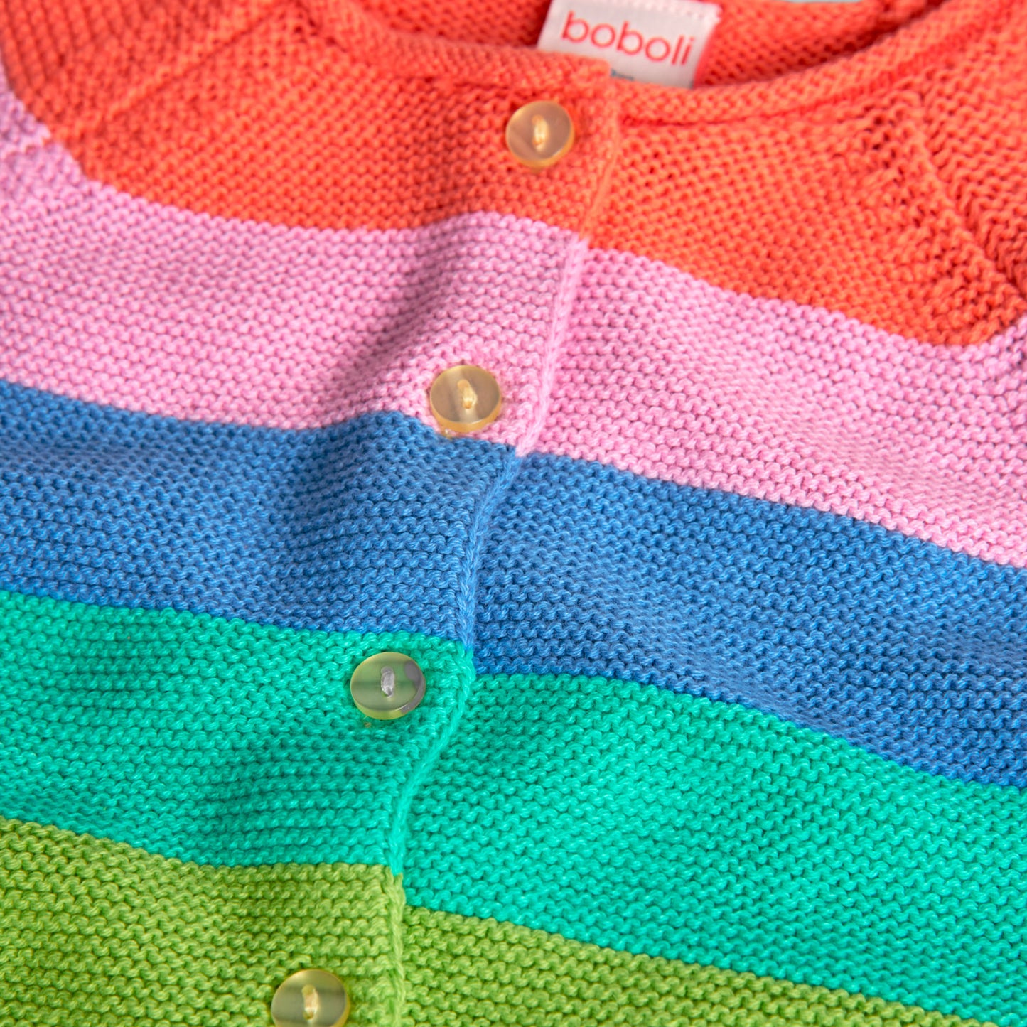 Suéter arcoiris para bebé niña y mini niña