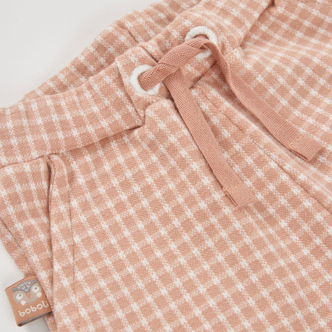Conjunto felpa sudadera con pantalón avellana bebé niño