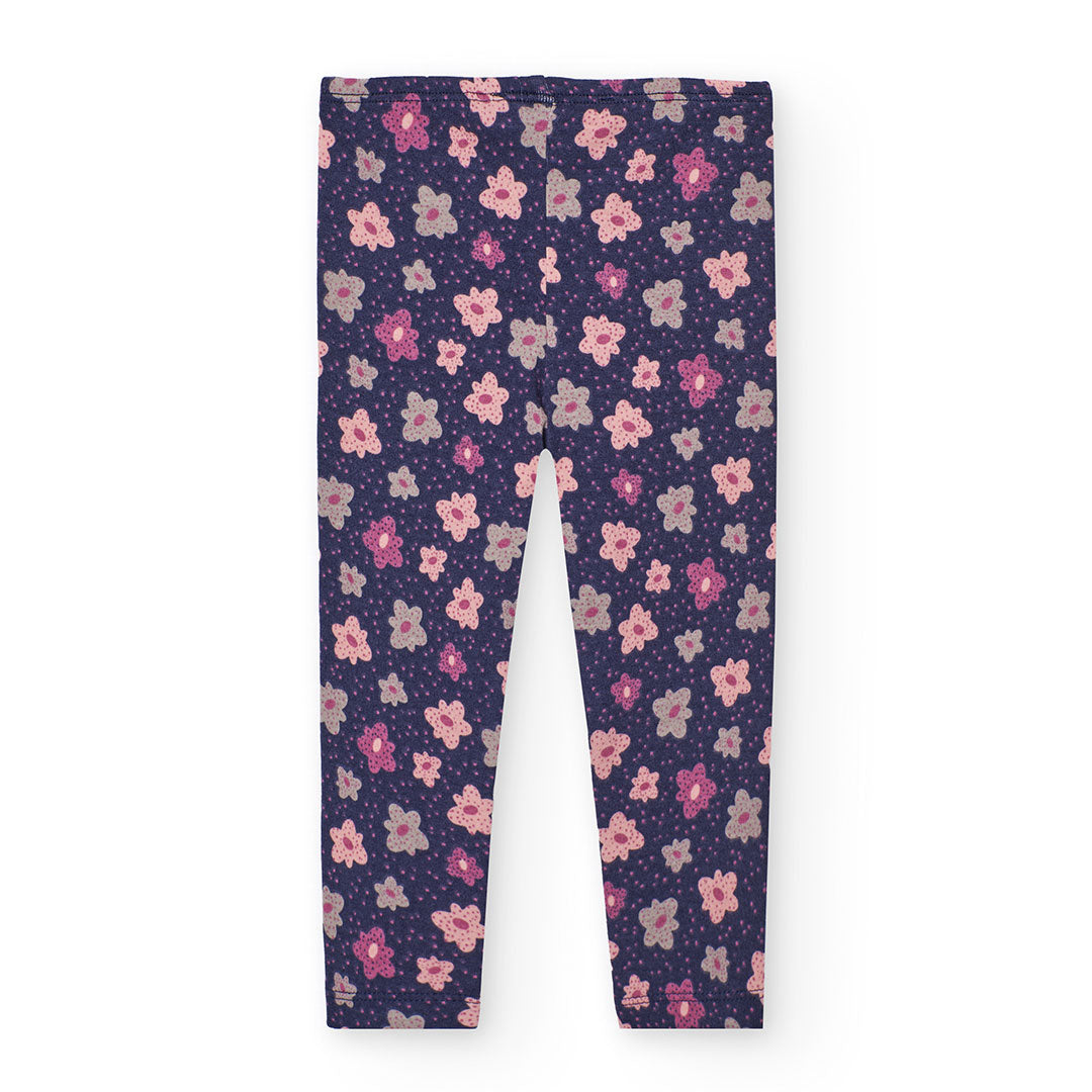 Conjunto lila sudadera con leggings mini niña