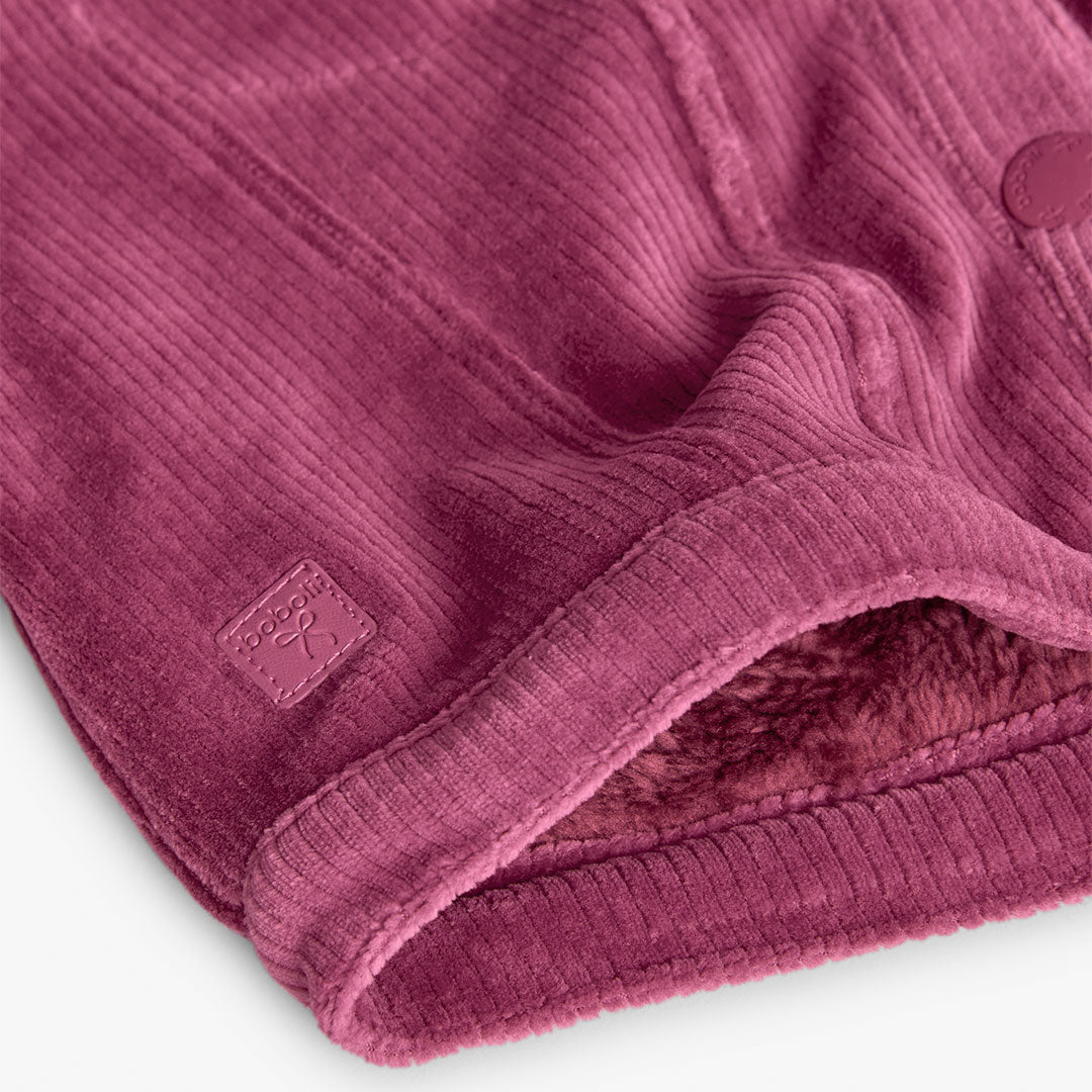 Chamarra rosa pana mini niña