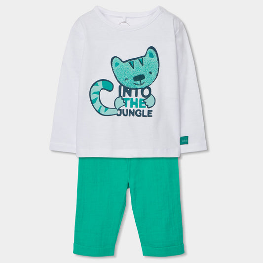 Conjunto aqua tigre bebé niño