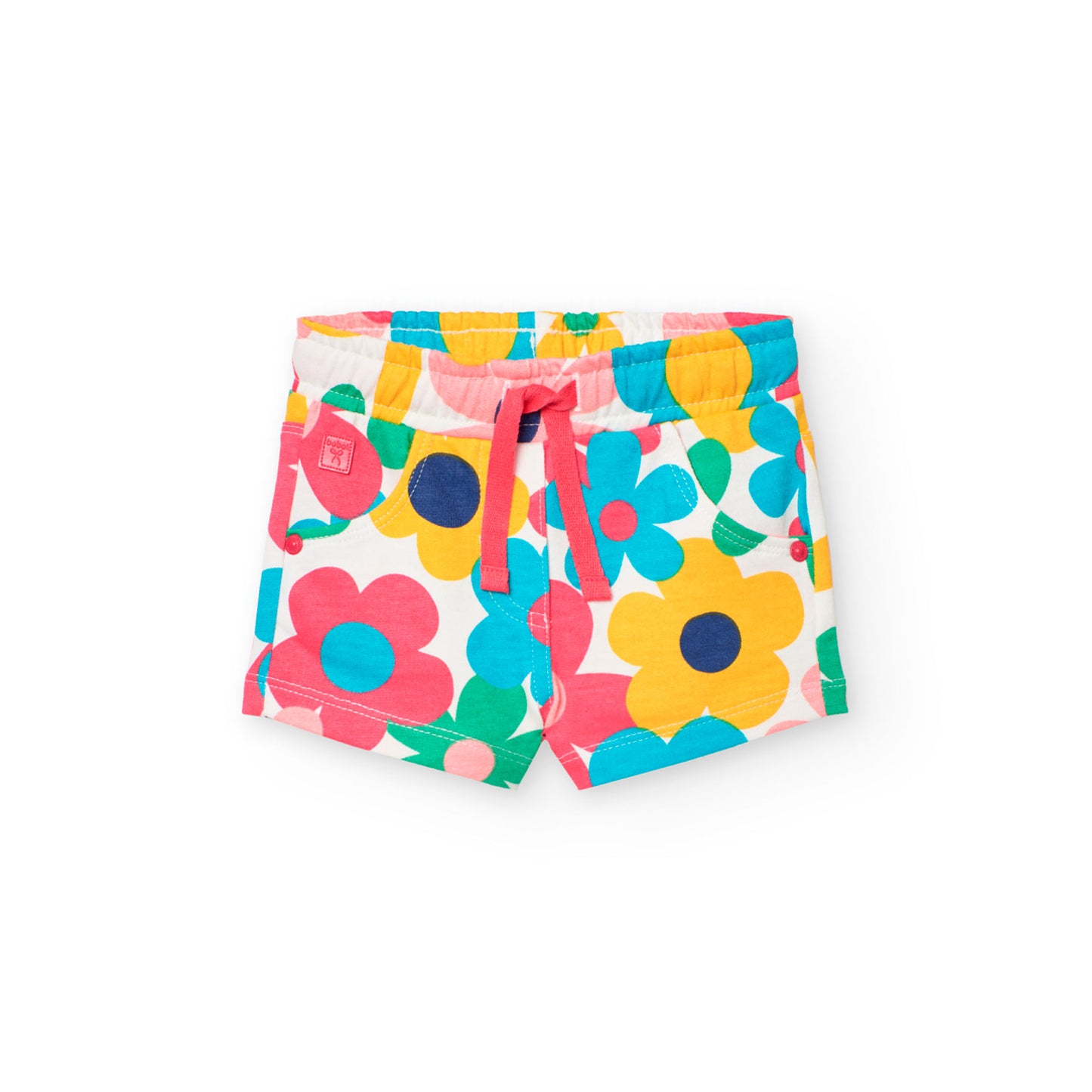 Conjunto flores blusa short para mini niña