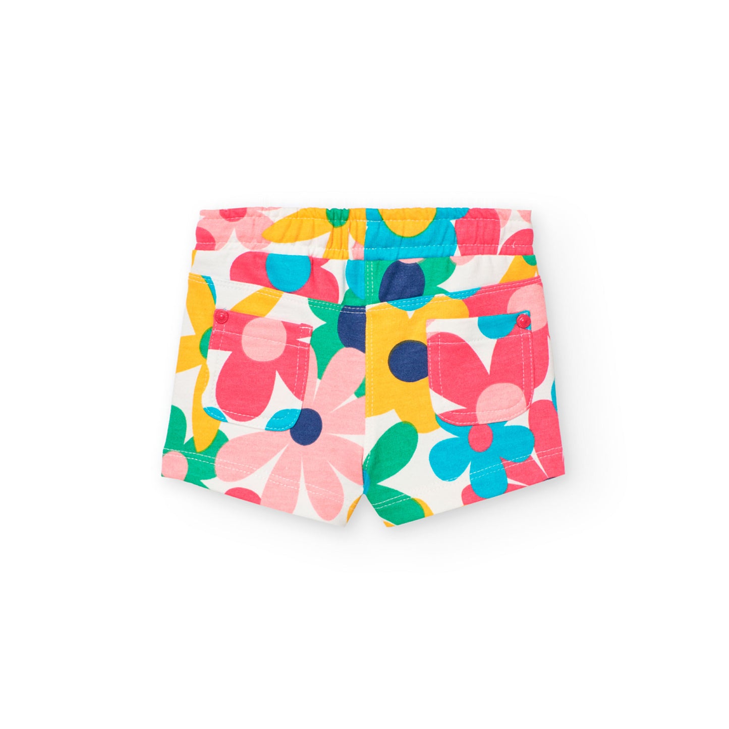 Conjunto flores blusa short para mini niña