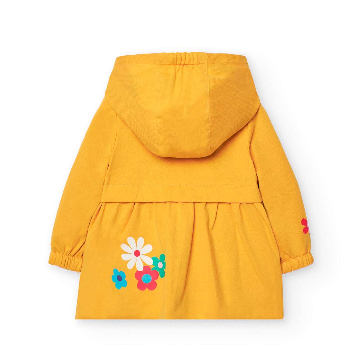 Impermeable reversible cuadros para mini niña
