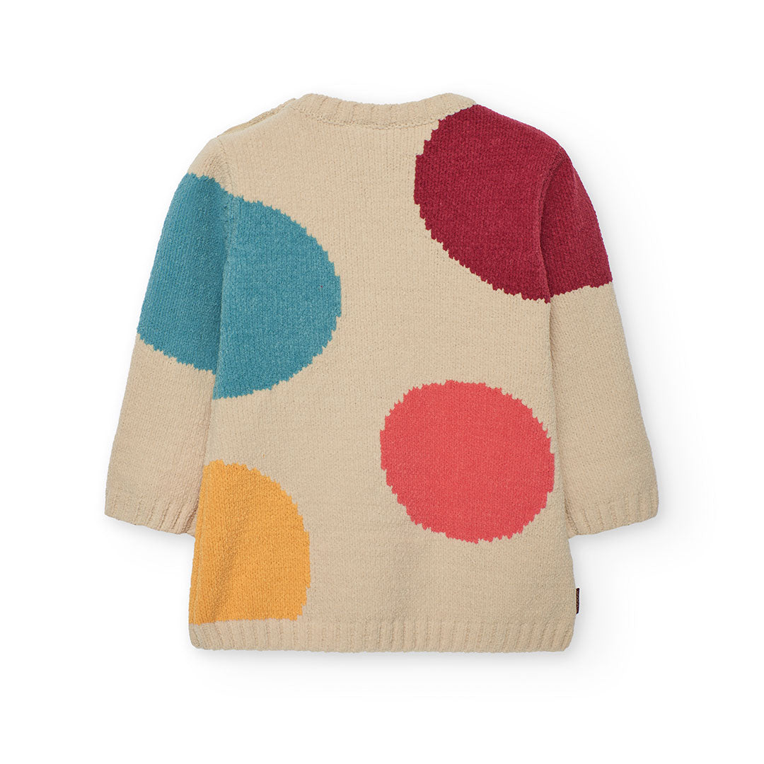 Vestido tricot topos mini niña