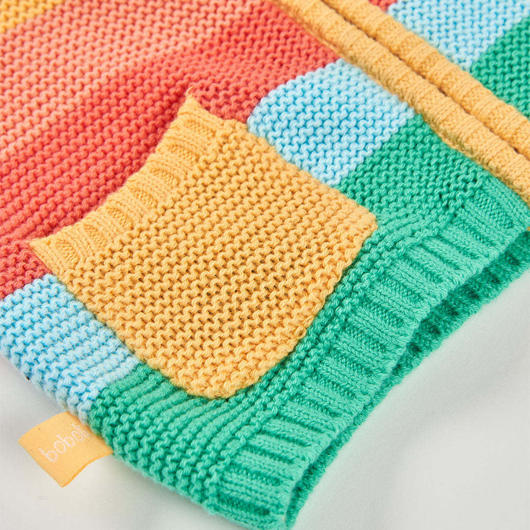 Suéter colores con capucha bebé niña