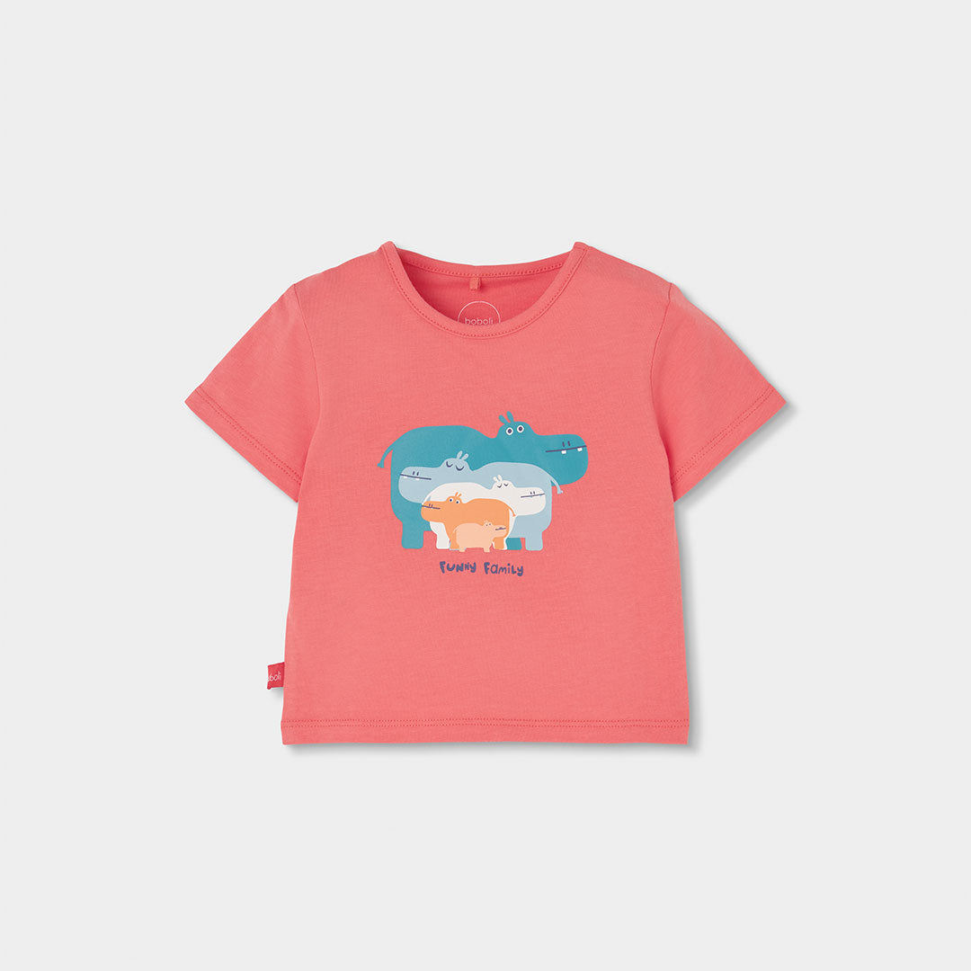 Conjunto coral hippo bebé niño