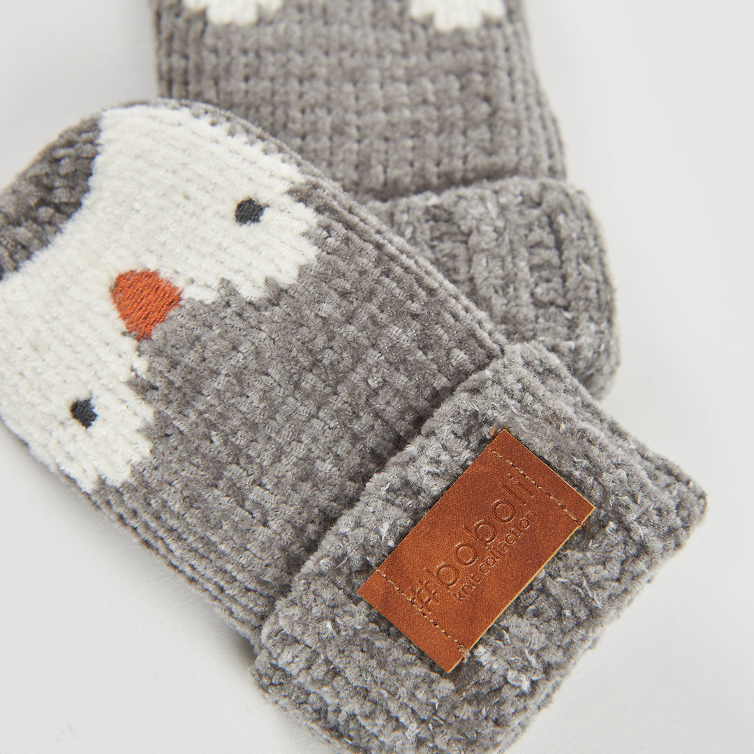 Pack gorro, bufanda y guantes pingüino para bebé niño