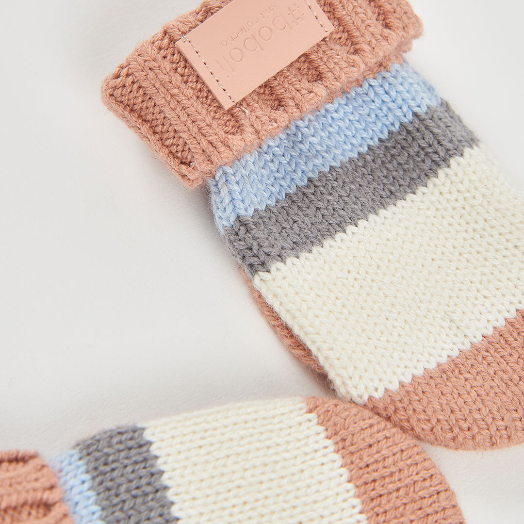 Pack gorro, bufanda y guantes búho para bebé niño