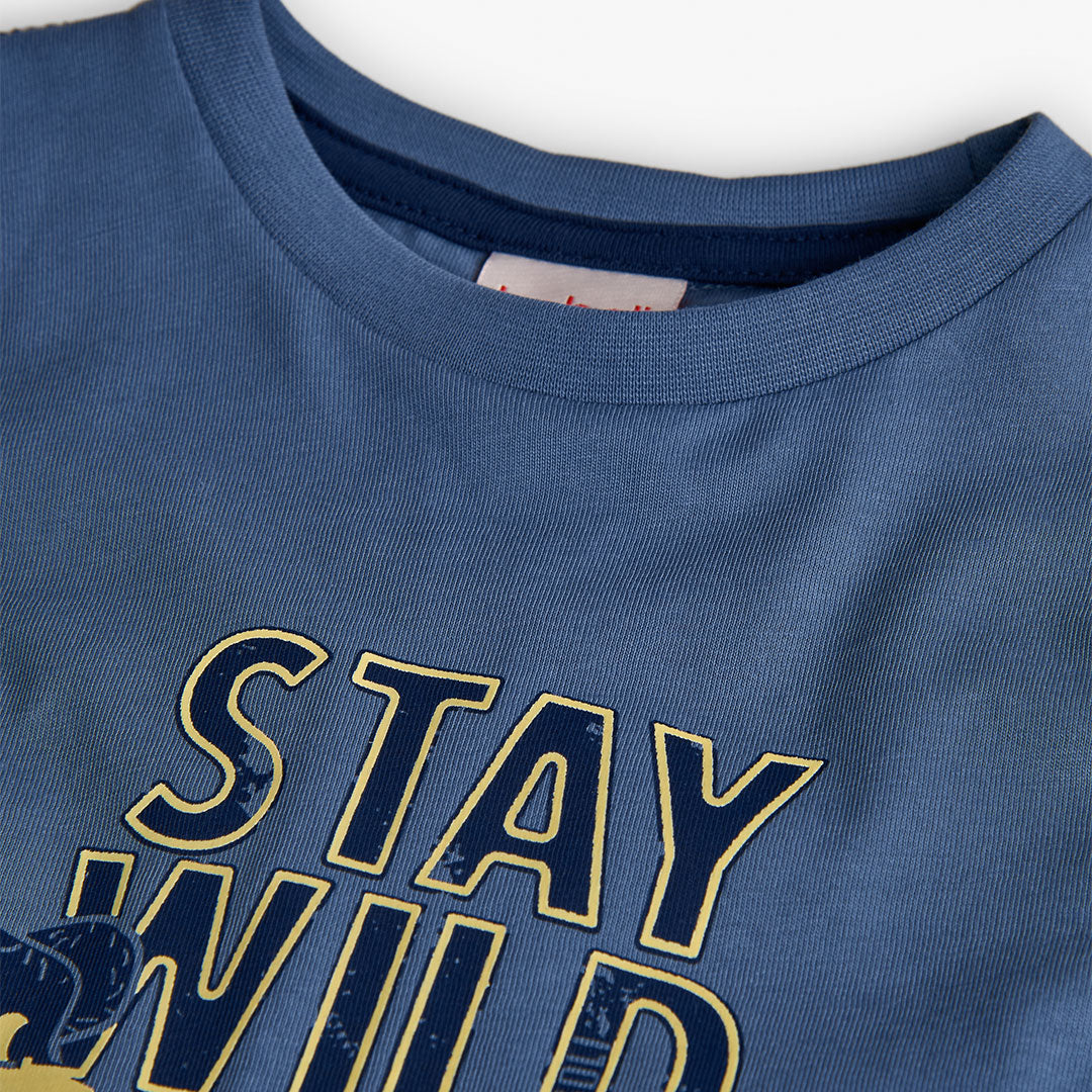 Playera animales STAY WILD mini niño