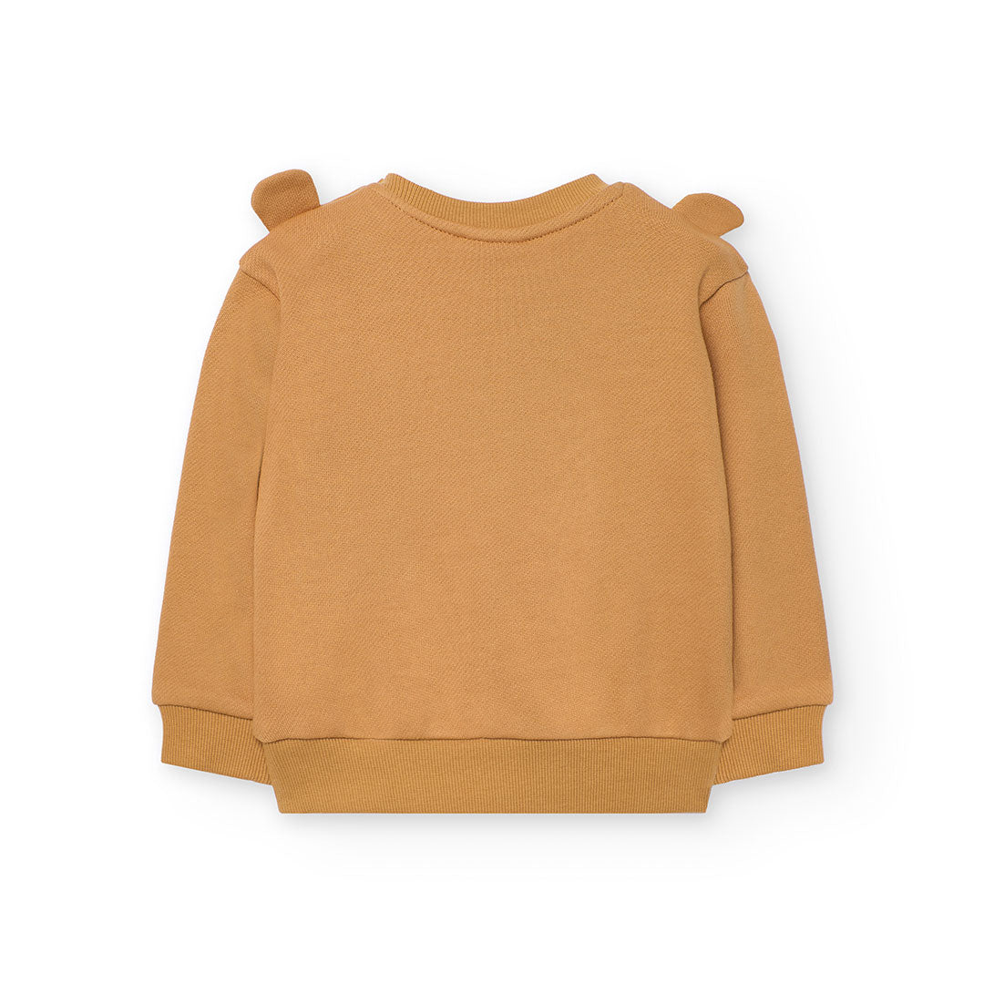 Sudadera amarilla osito mini niño