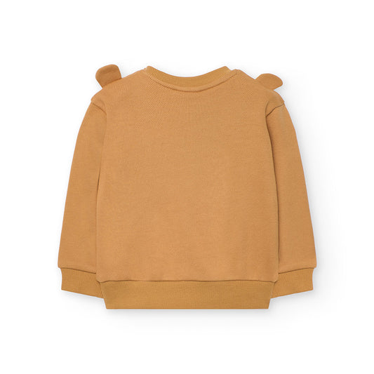 Sudadera amarilla osito mini niño