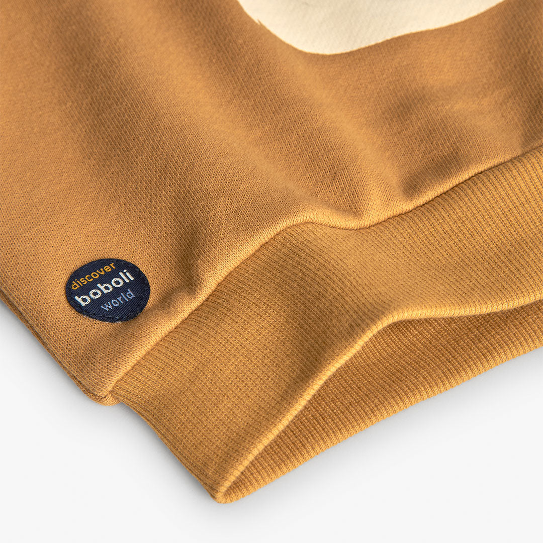 Sudadera amarilla osito mini niño