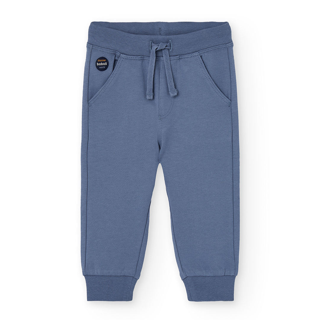 Conjunto de pants con sudadera amarilla mini niño