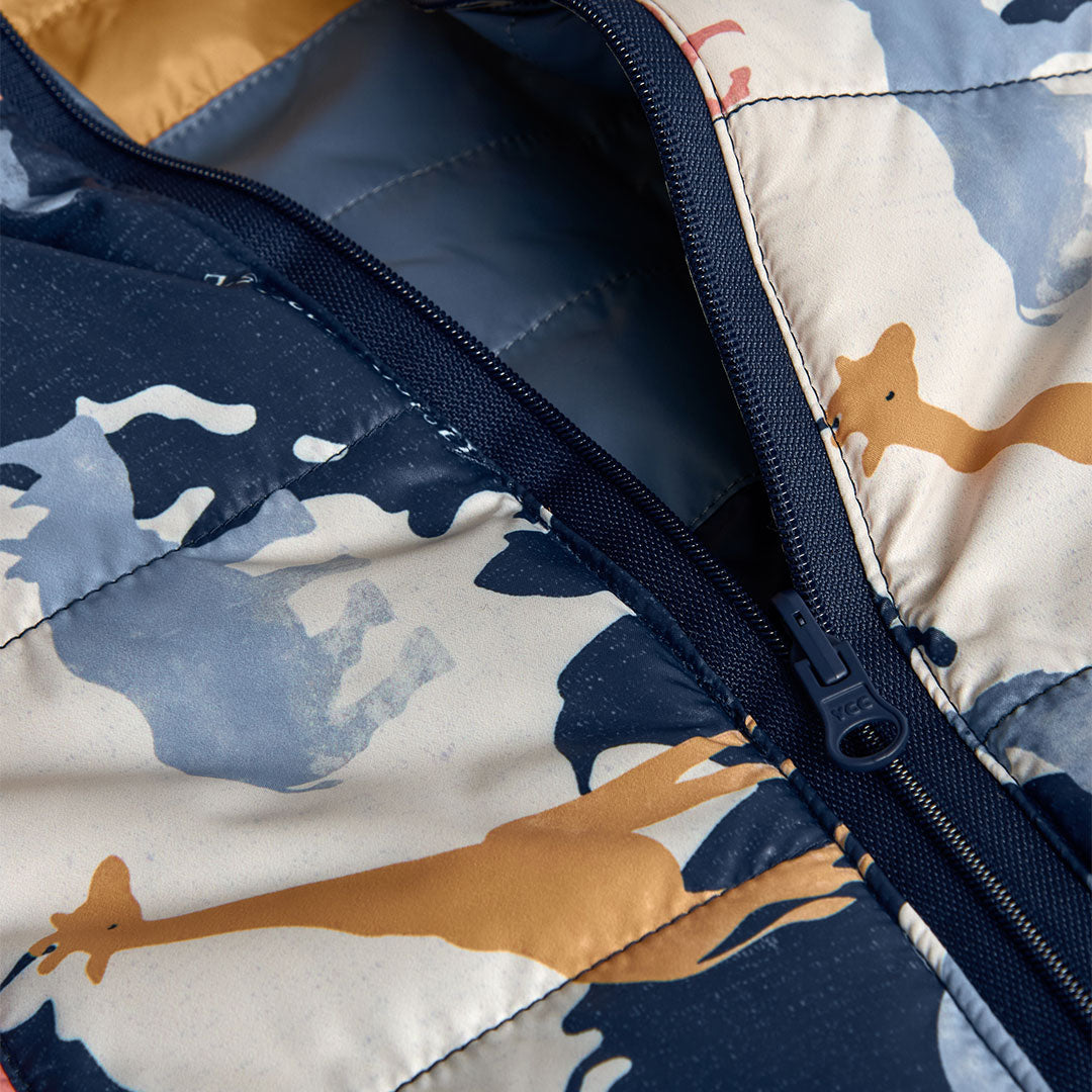 Chamarra reversible animales mini niño