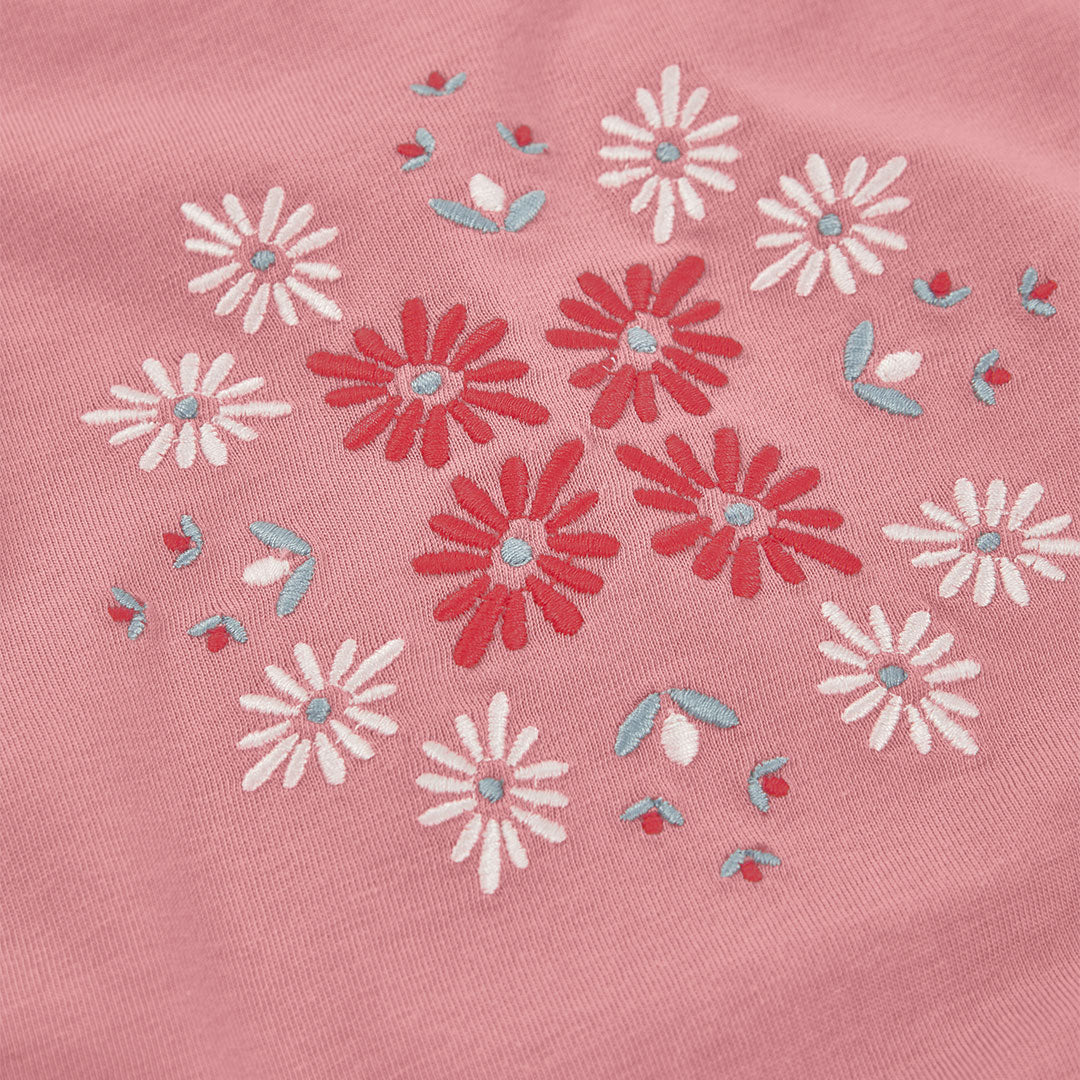 Conjunto peach blusa con short estampado mini niña