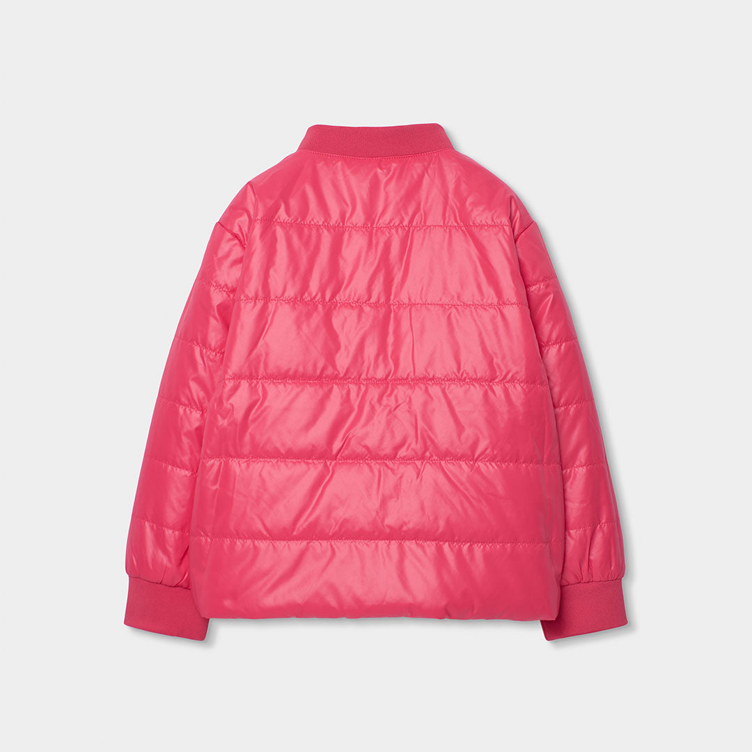 Chamarra ligera reversible magenta mini niña