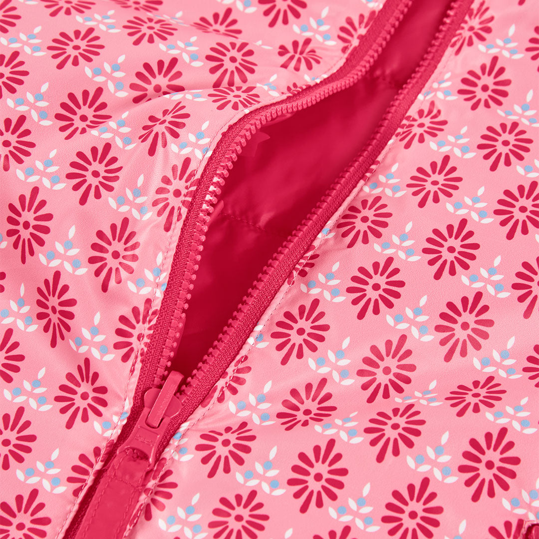 Chamarra ligera reversible magenta mini niña