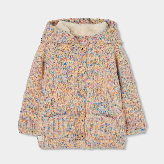Chamarra tricot colorcitos bebé niña y mini niña