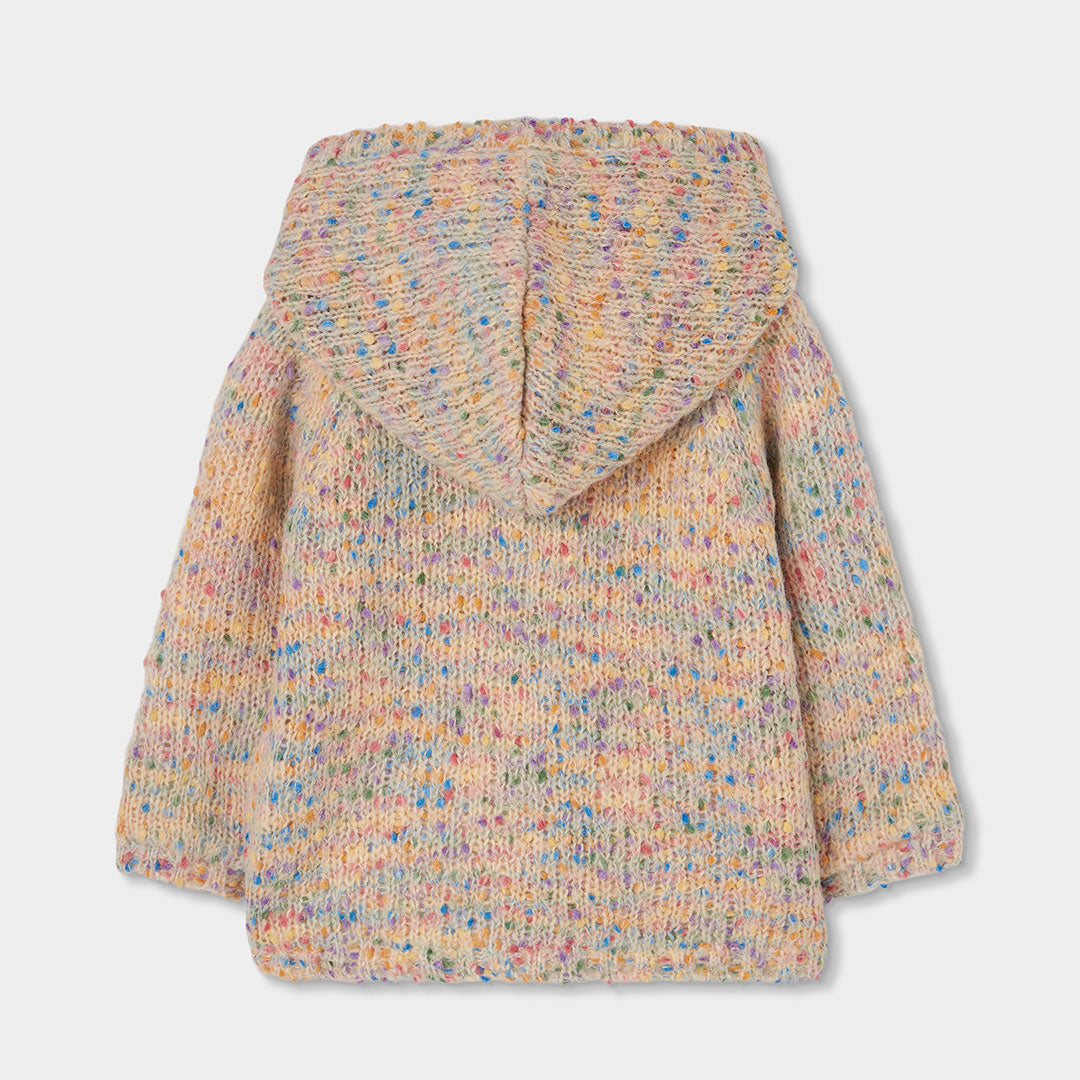 Chamarra tricot colorcitos bebé niña y mini niña