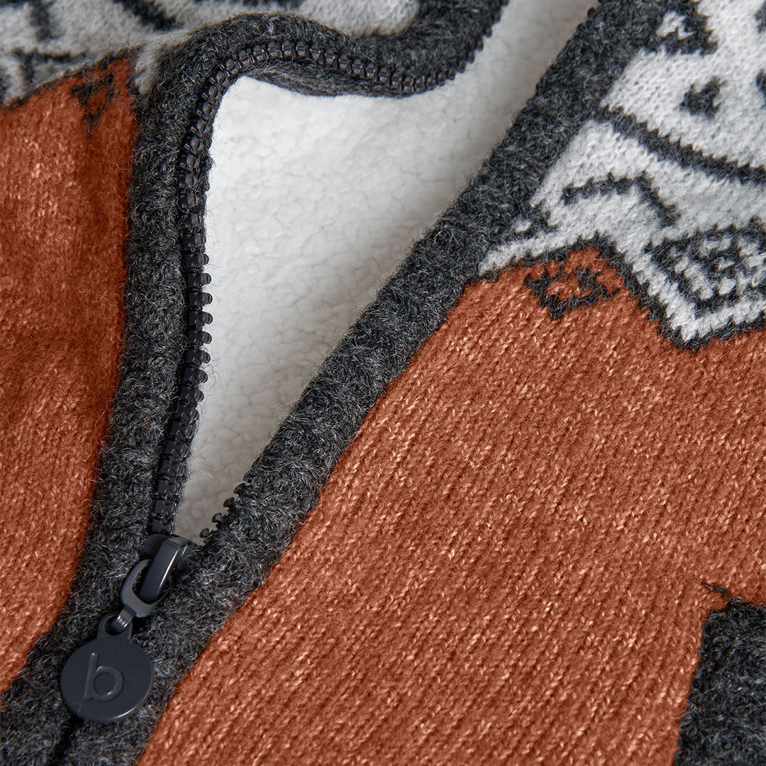 Chamarra tricot caldera con borrega mini niño