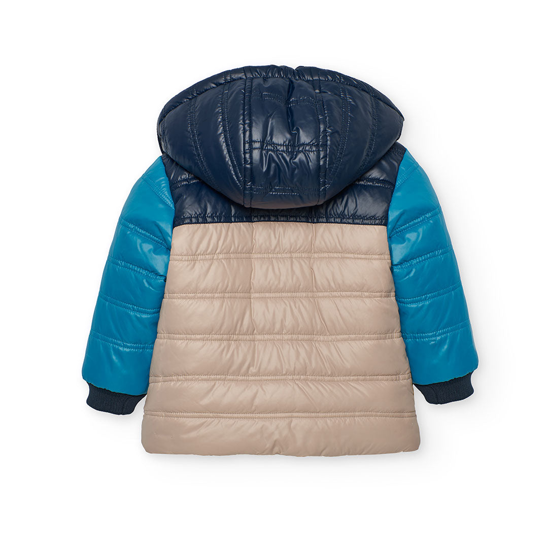 Chamarra reversible barcos mini niño