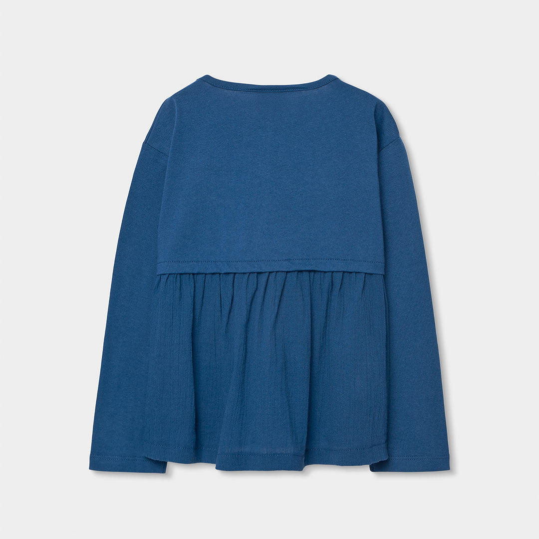 Conjunto florero blusa con leggings mini niña