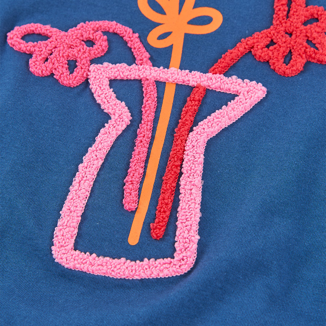 Conjunto florero blusa con leggings mini niña