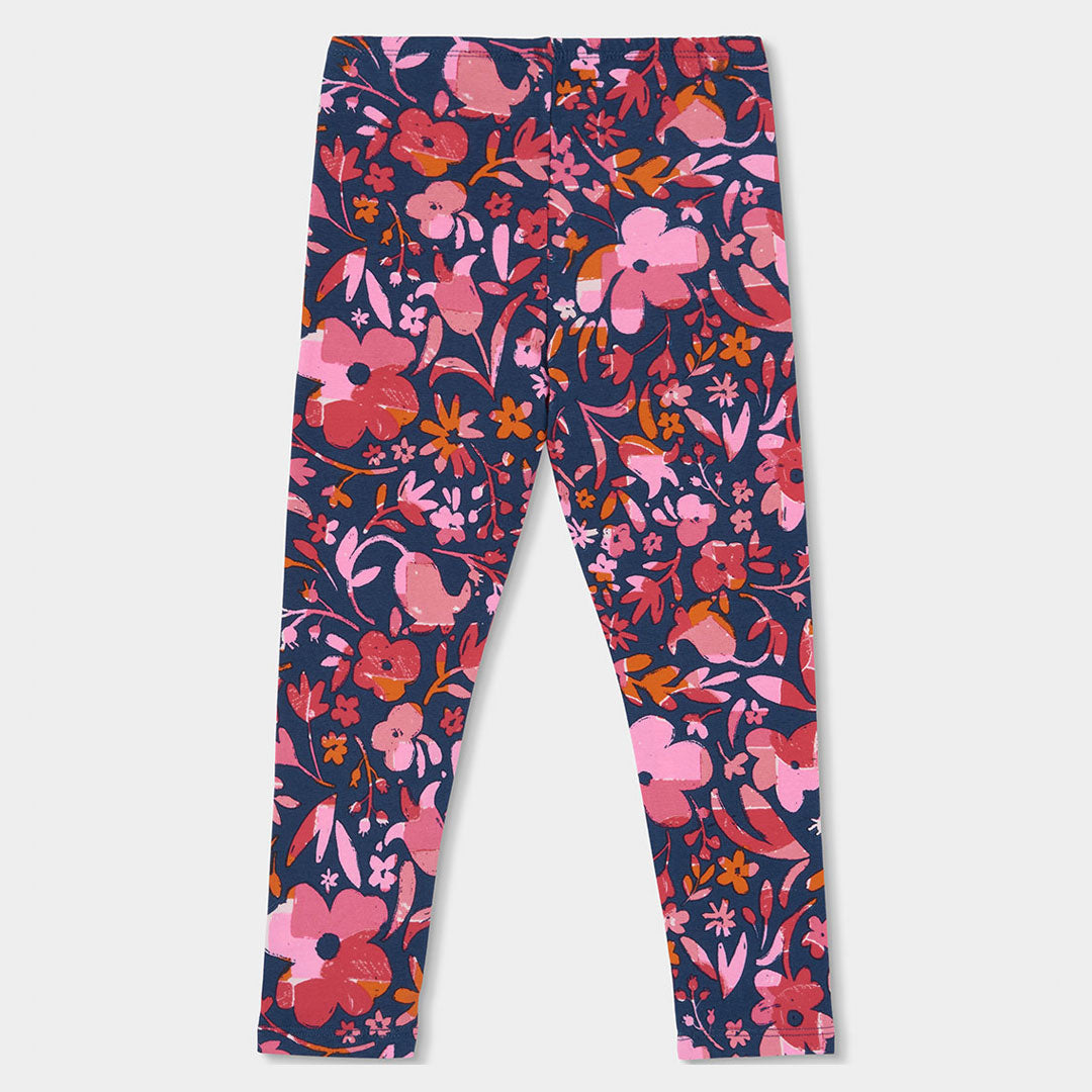 Conjunto florero blusa con leggings mini niña