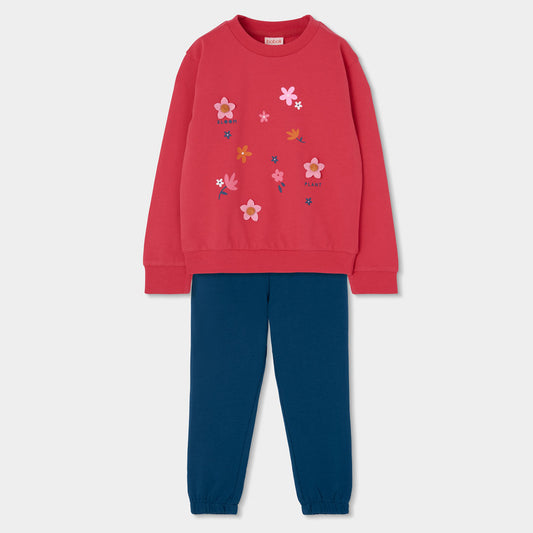 Conjunto de pants magenta mini niña