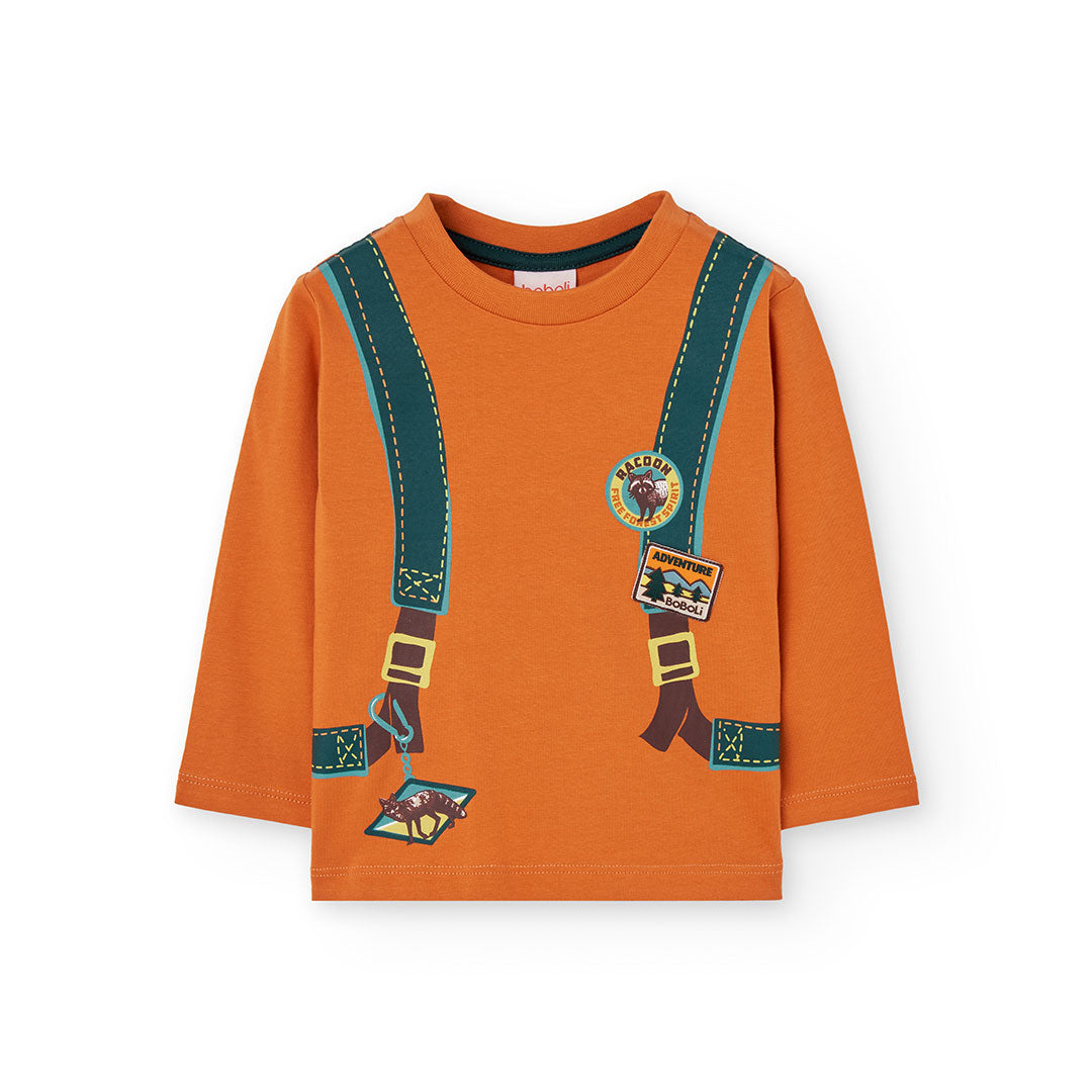 Playera naranja CAMP mini niño