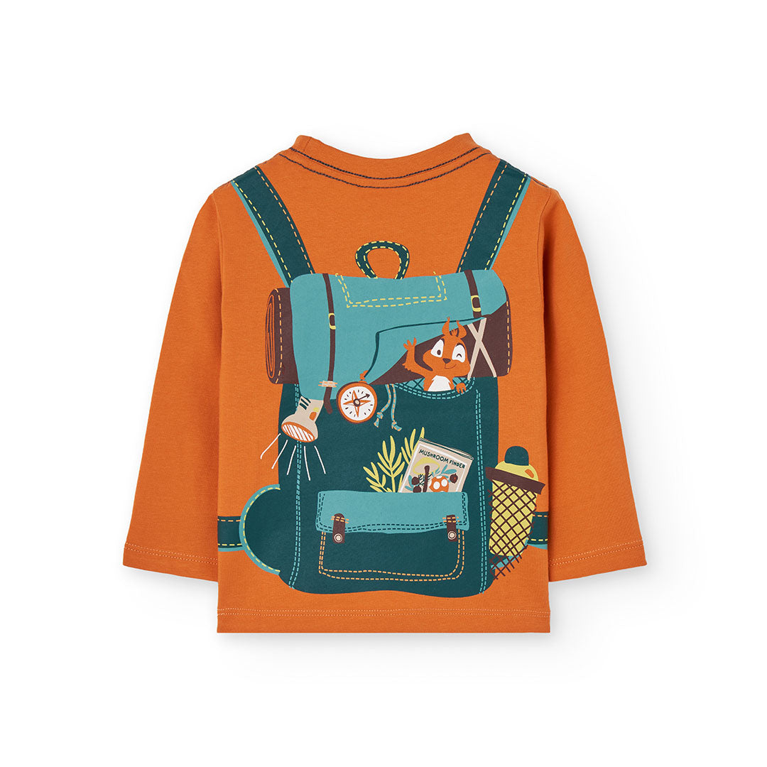Playera naranja CAMP mini niño
