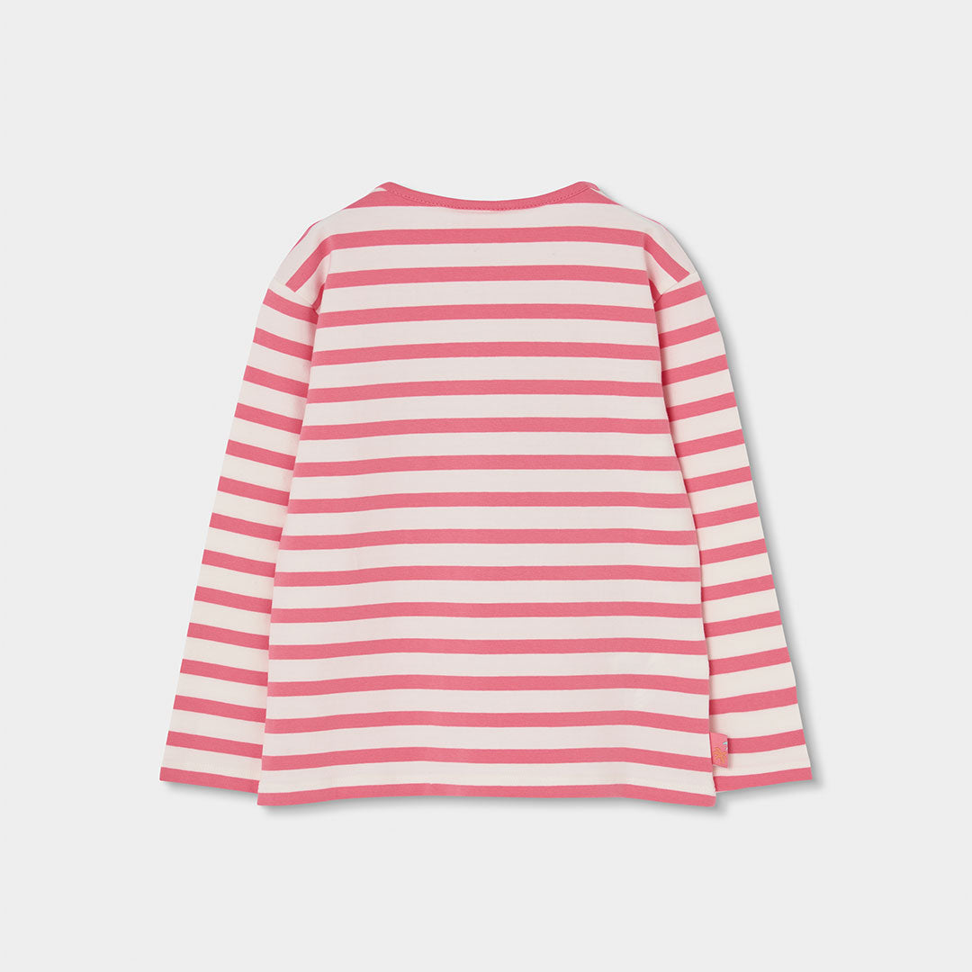 Conjunto blusa rosa con patalón felpa aqua mini niña